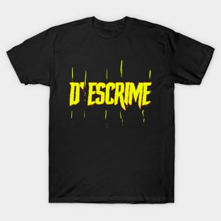 D'escrime sport typography T shirt T-Shirt